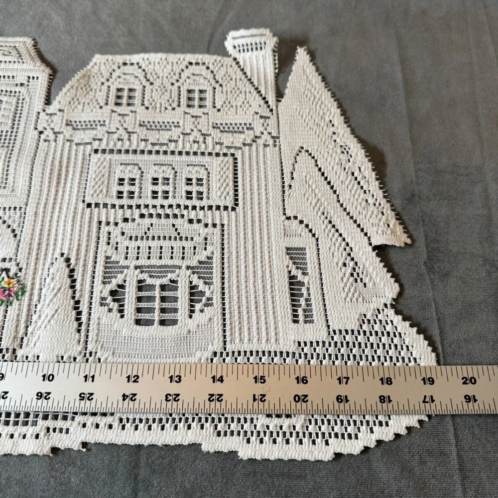 Heritage Lace Manor Placemat White House Floral Lace Cottagecore Linens Decor